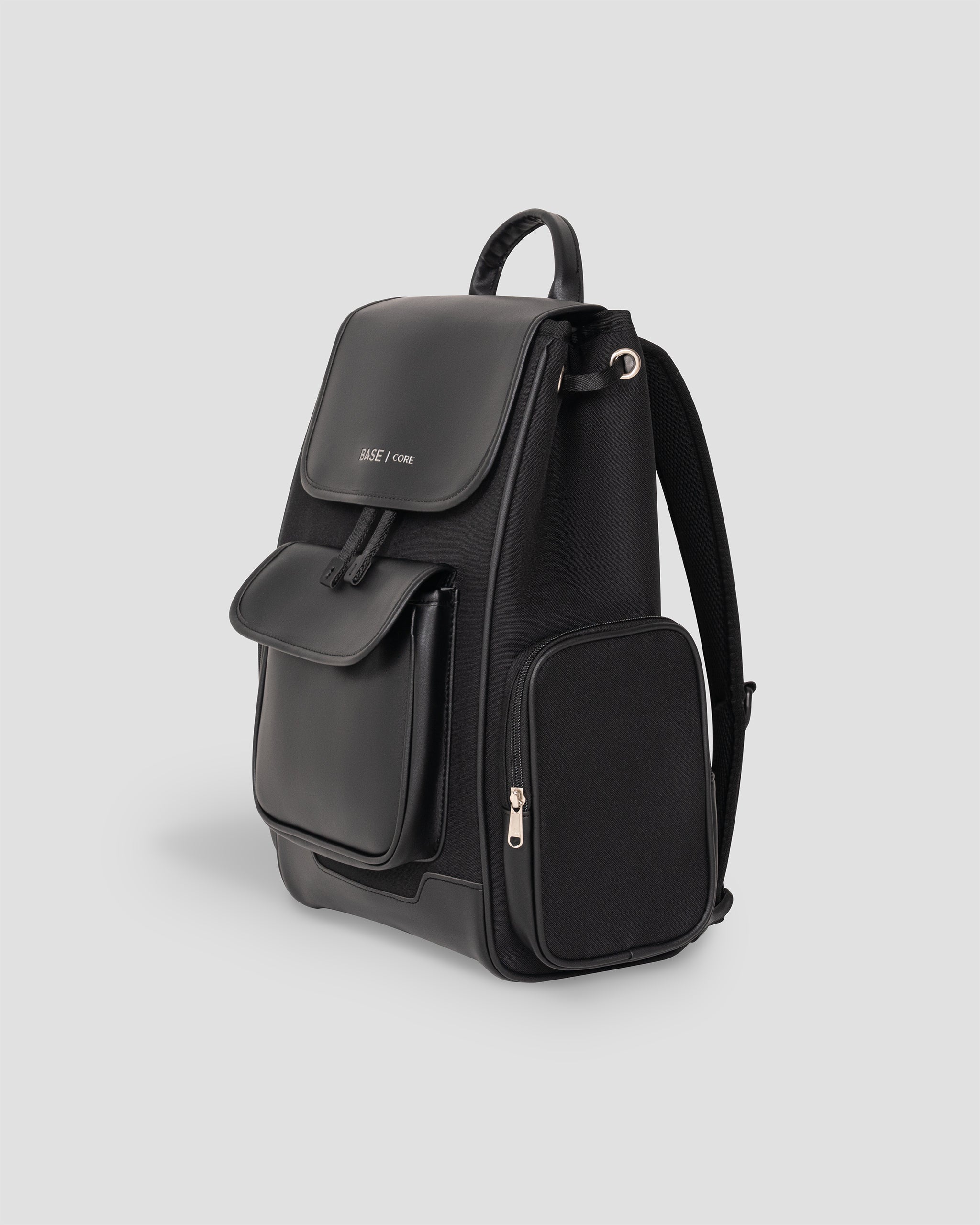 Multi Envelope Flap Backpacks Largre - Black