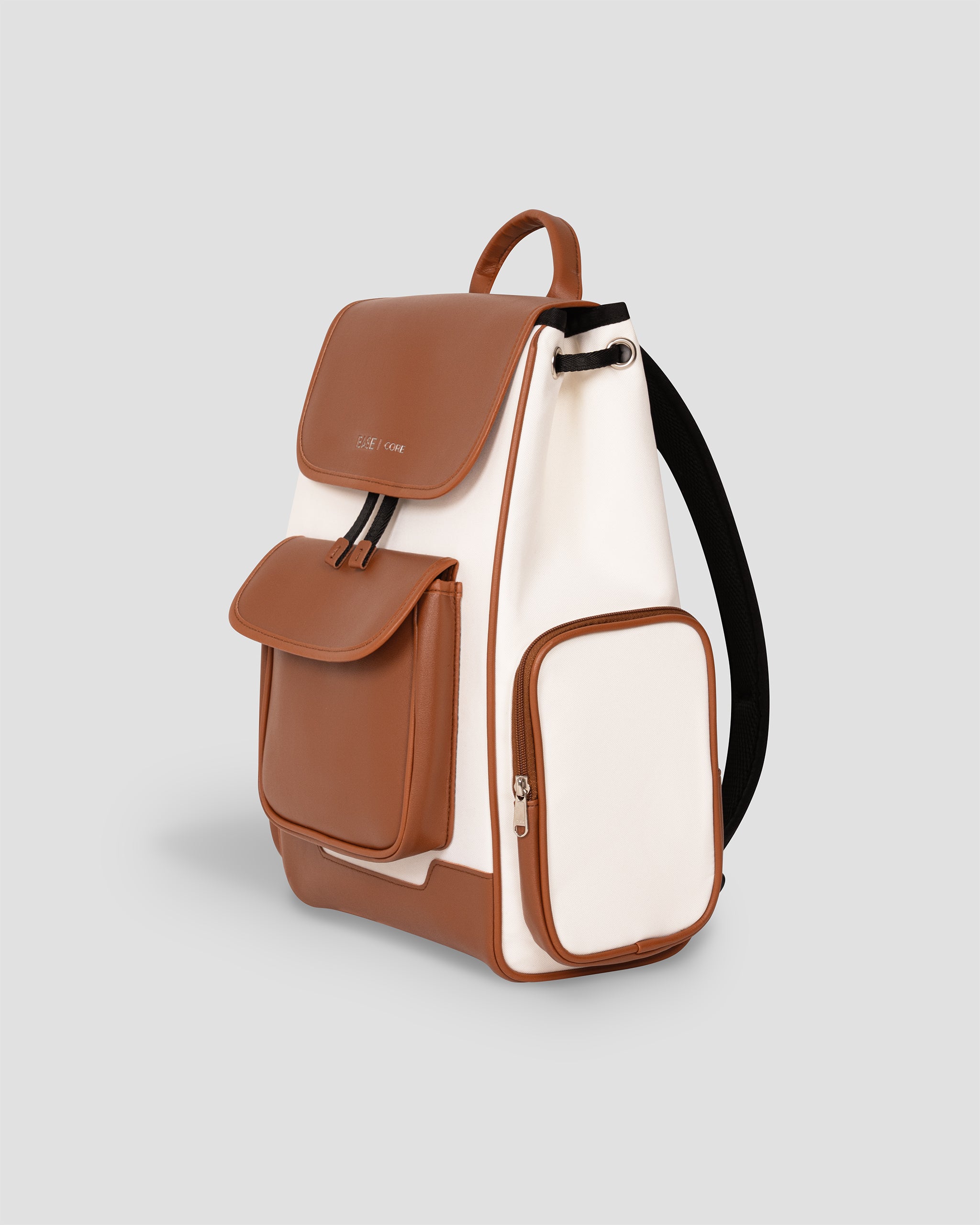 Multi Envelope Flap Backpacks Largre - Saddle Brown