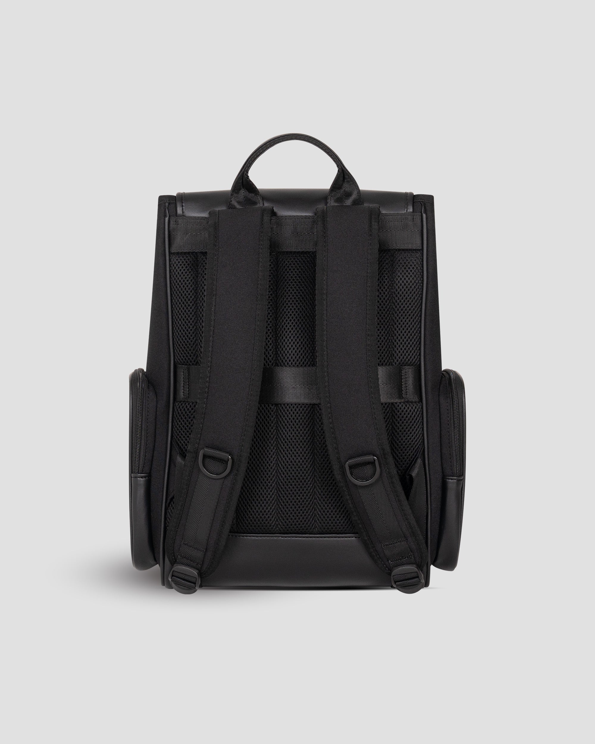 Multi Envelope Flap Backpacks Largre - Black