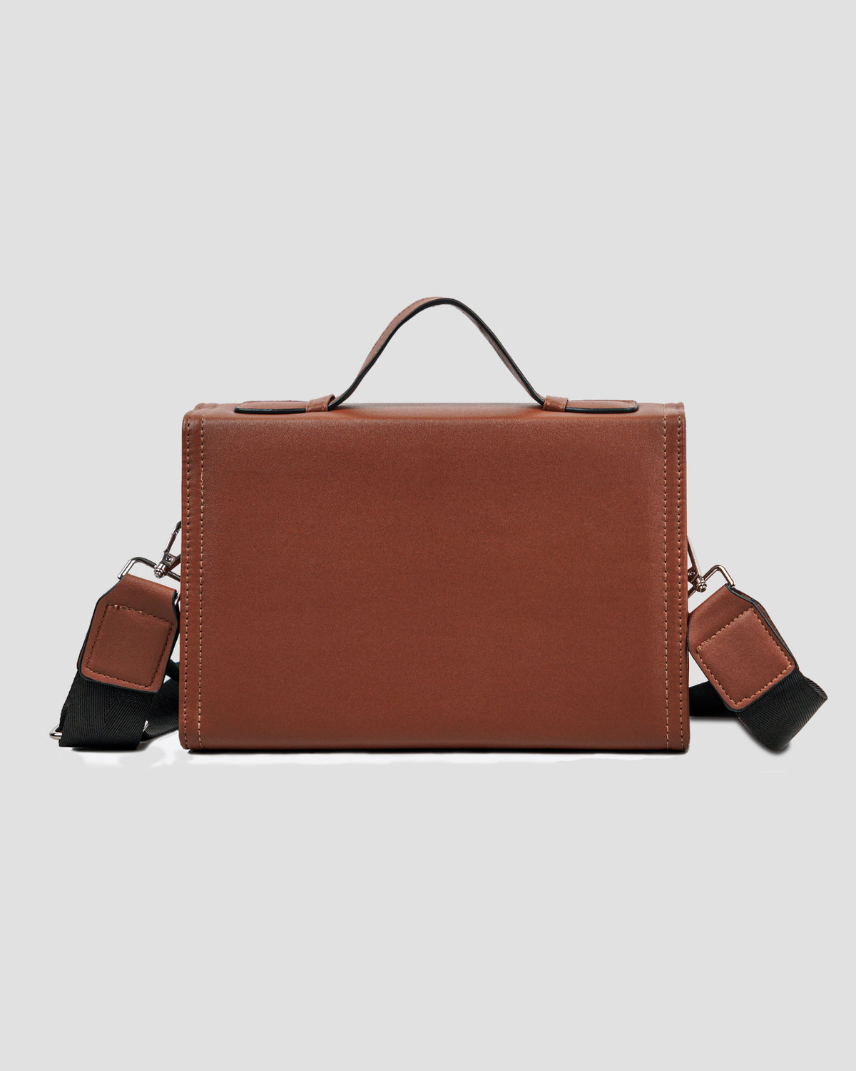 Structura Flap Crossbody - Saddle Brown