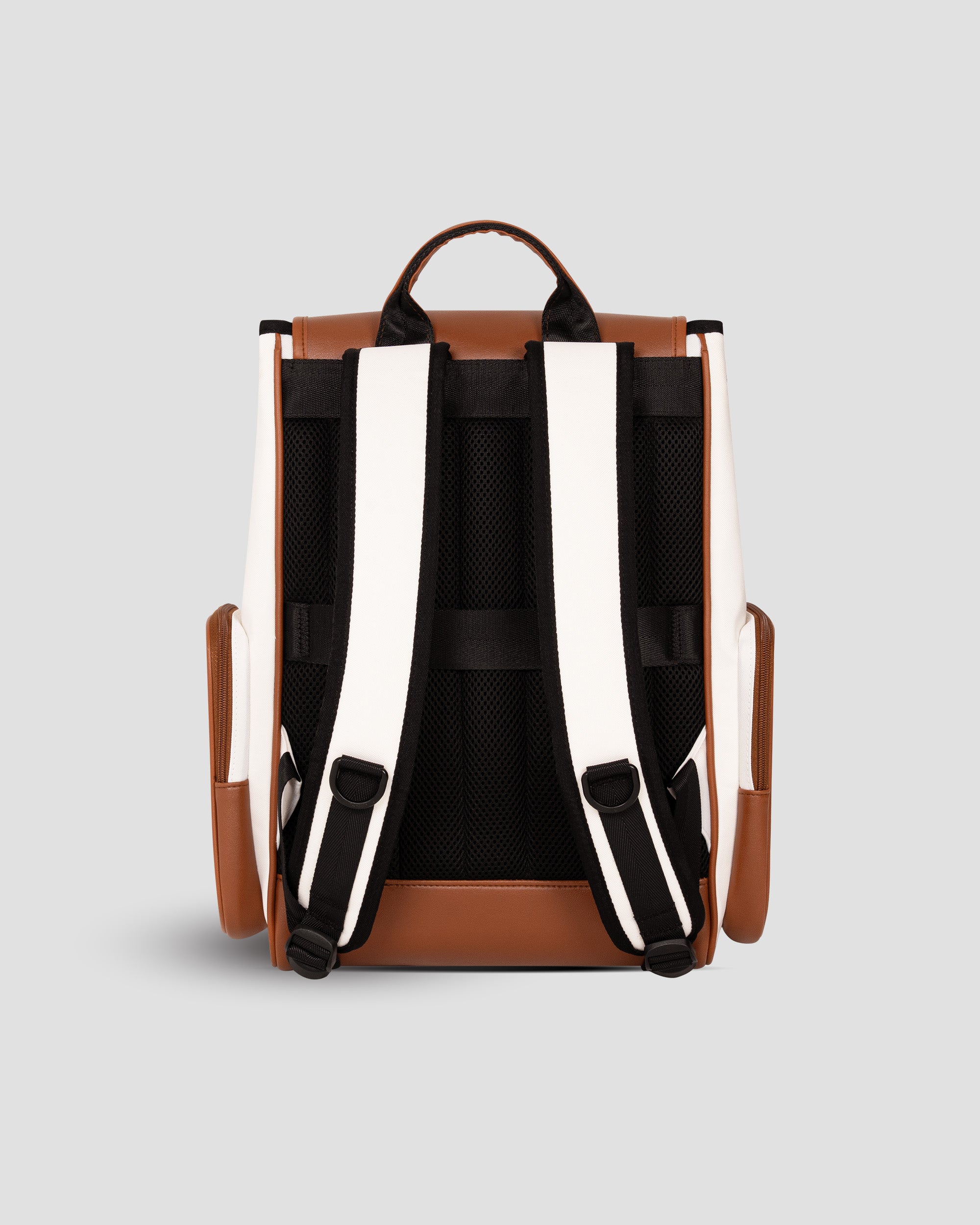 Multi Envelope Flap Backpacks Largre - Saddle Brown