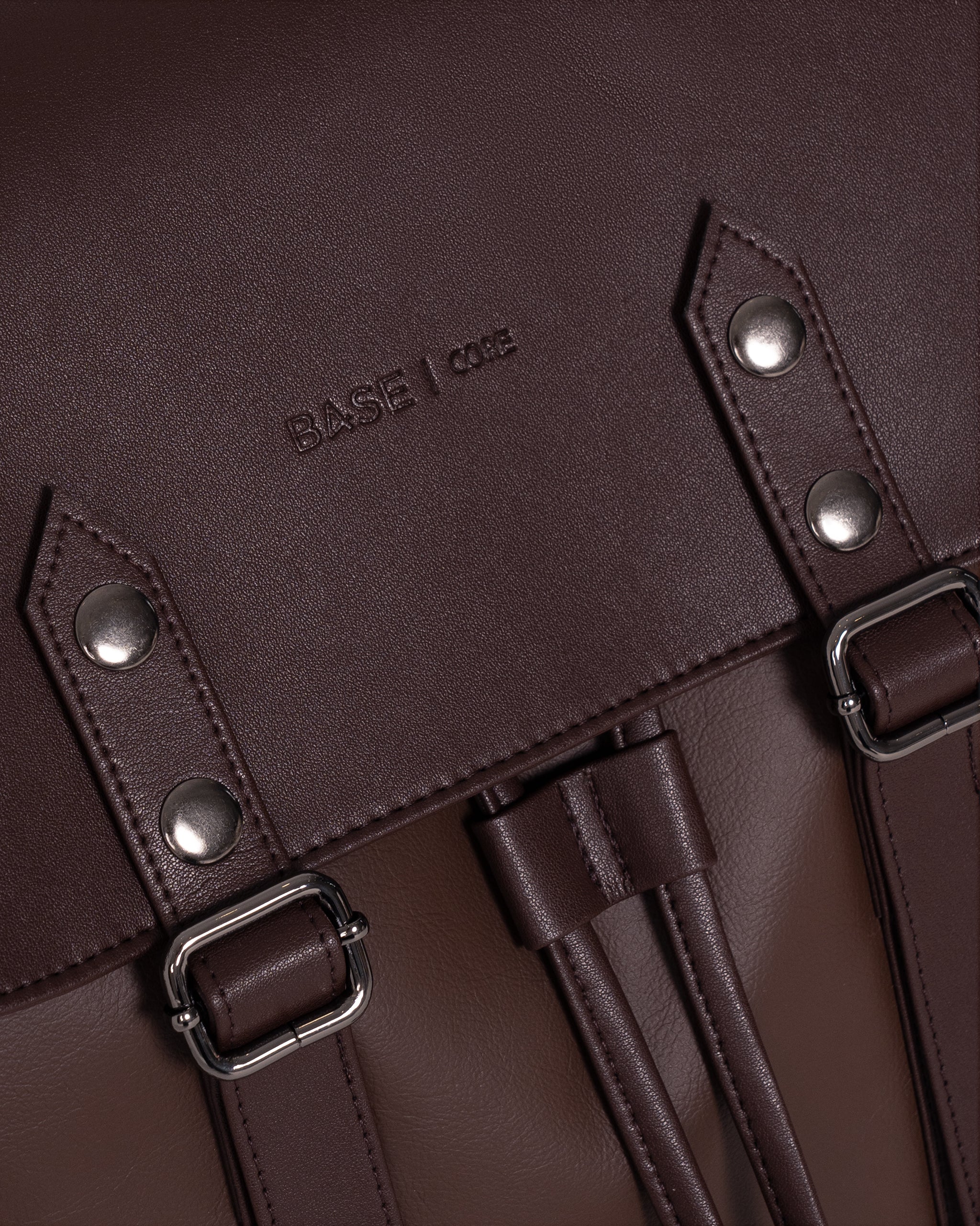 Heritage Leather Rucksack Large - Dark Brown