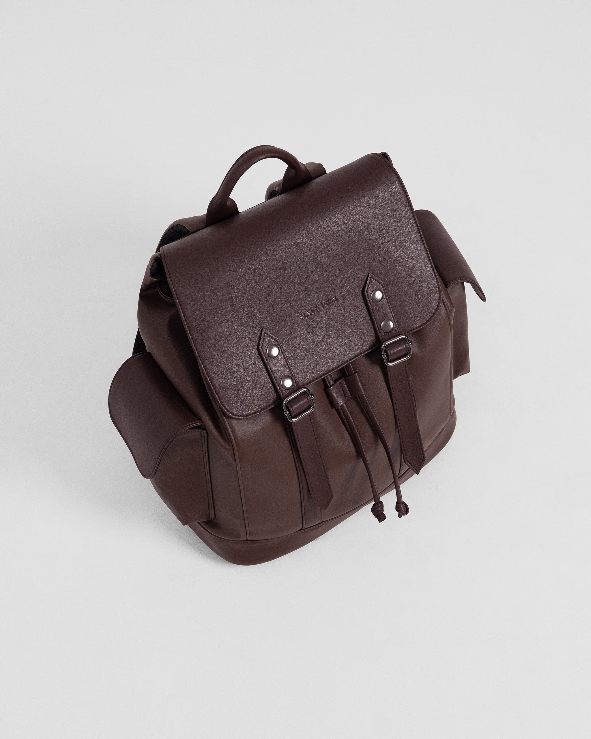 Heritage Leather Rucksack Large - Dark Brown