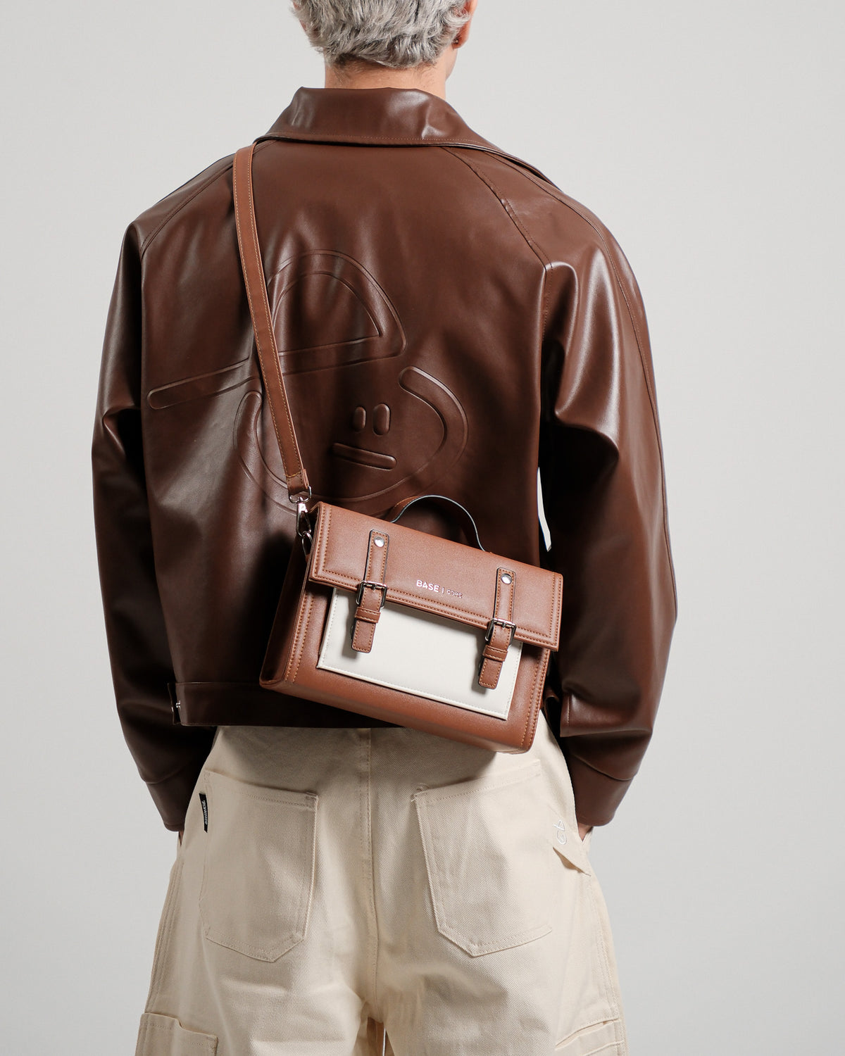 Structura Flap Crossbody - Saddle Brown