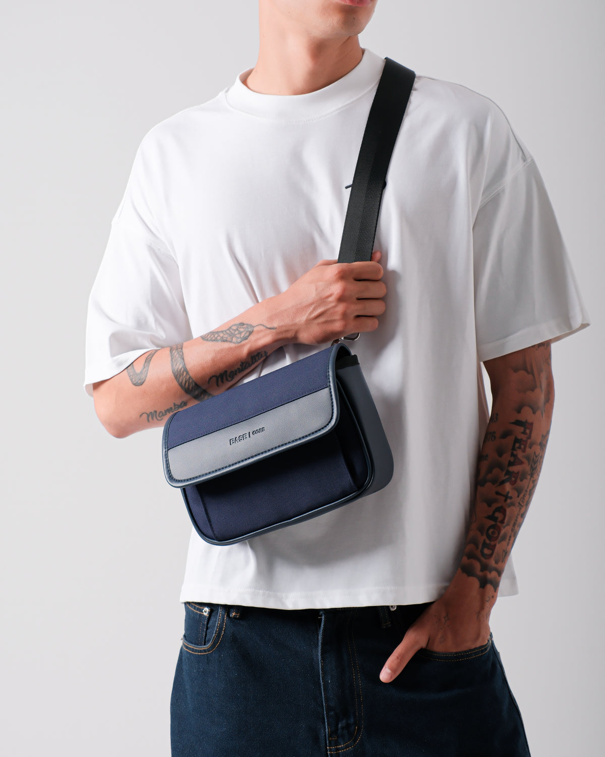 Core Flap Crossbody - Navy