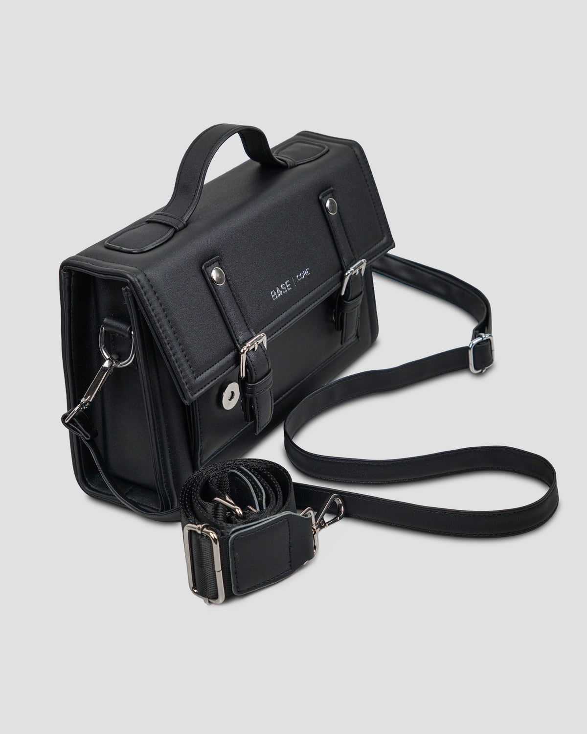 Structura Flap Crossbody - Black
