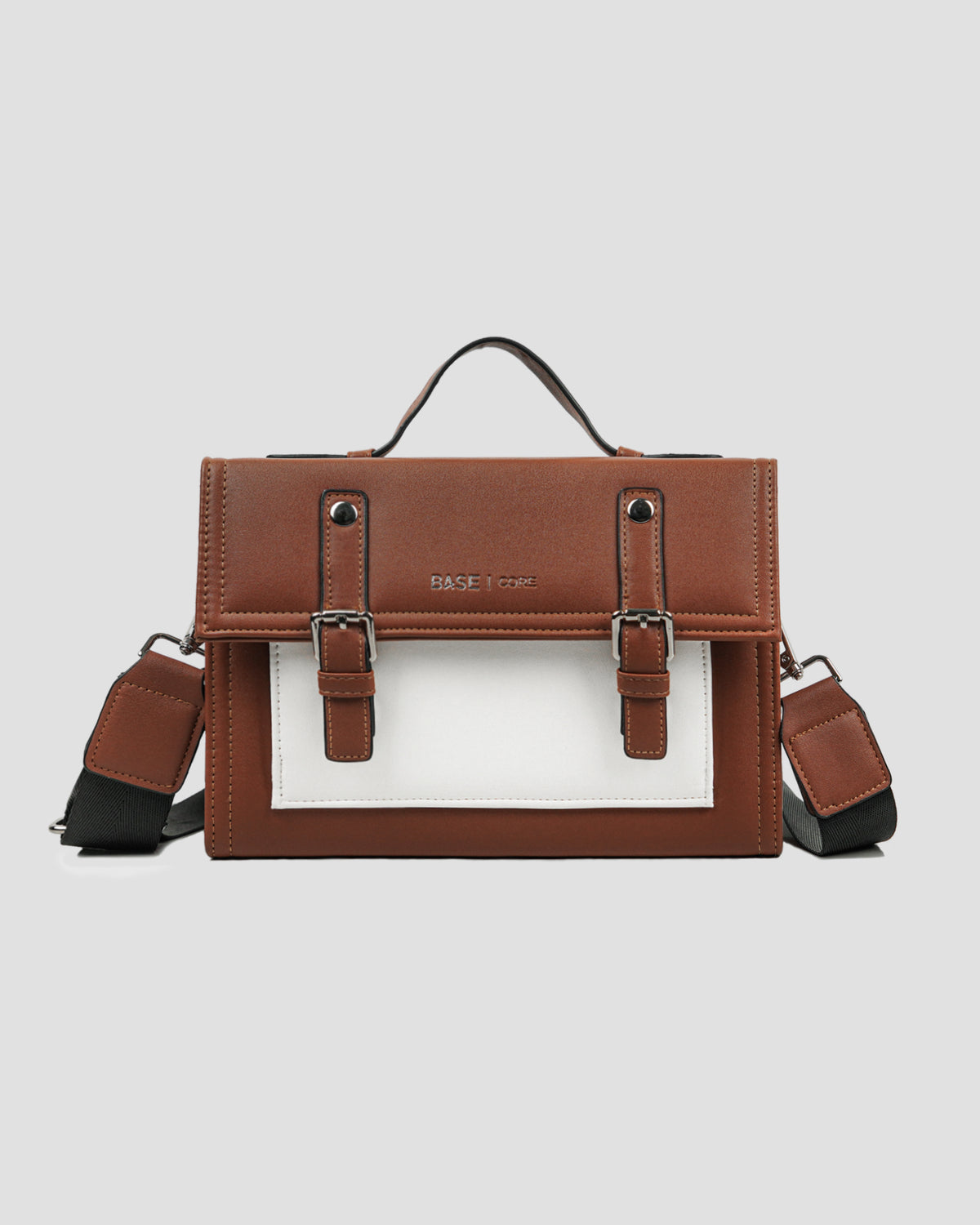 Structura Flap Crossbody - Saddle Brown